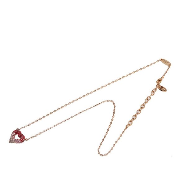 LOUIS VUITTON Pink Heart Necklace